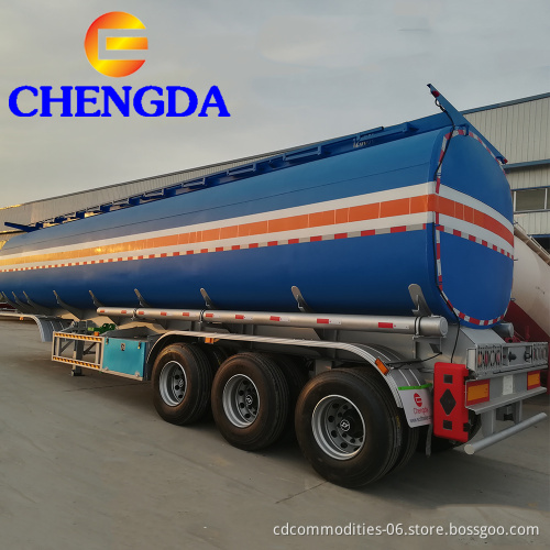 New 3 Axle 45000 Litres 3 Compartments Petrol Oil Fuel Tanker Trailer